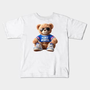 Fort Worth Teddy Bear Kids T-Shirt